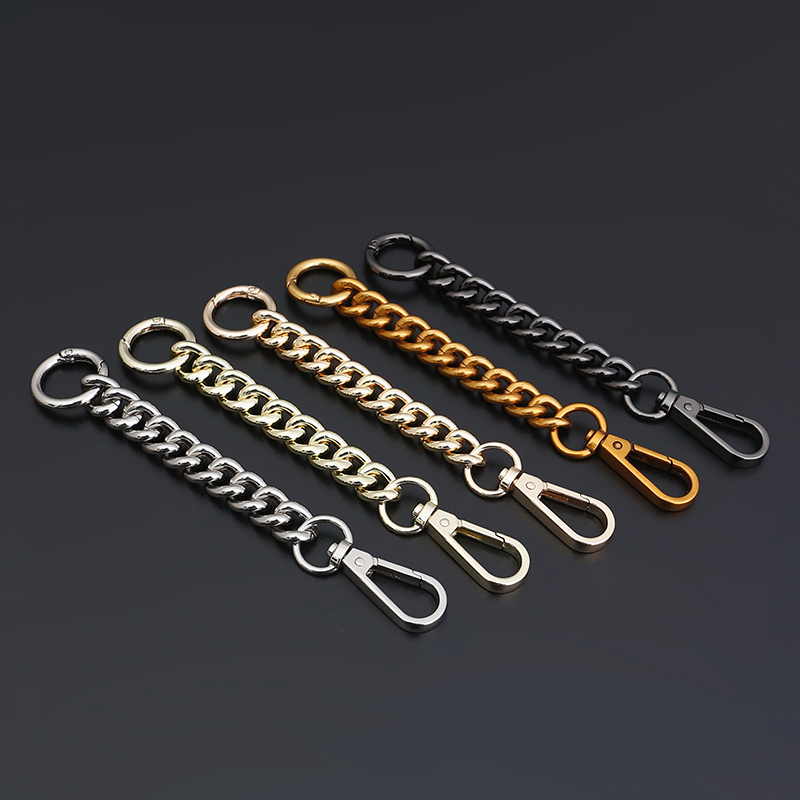 包包延長鏈肩帶背包帶子diy短鏈子包鏈鏈條配件
