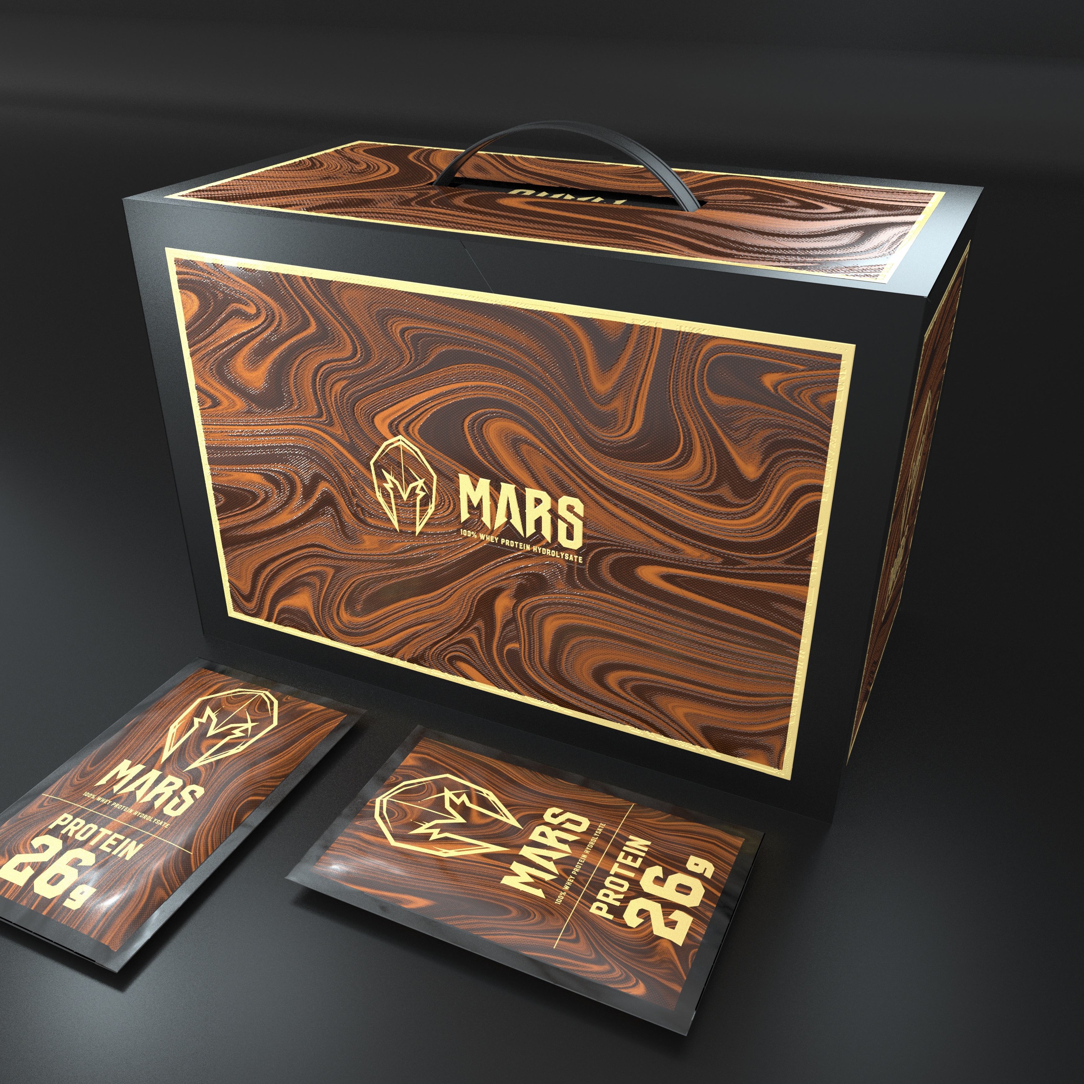 【戰神 Mars乳清】- 焦糖瑪奇朵（水解 60入/盒裝）