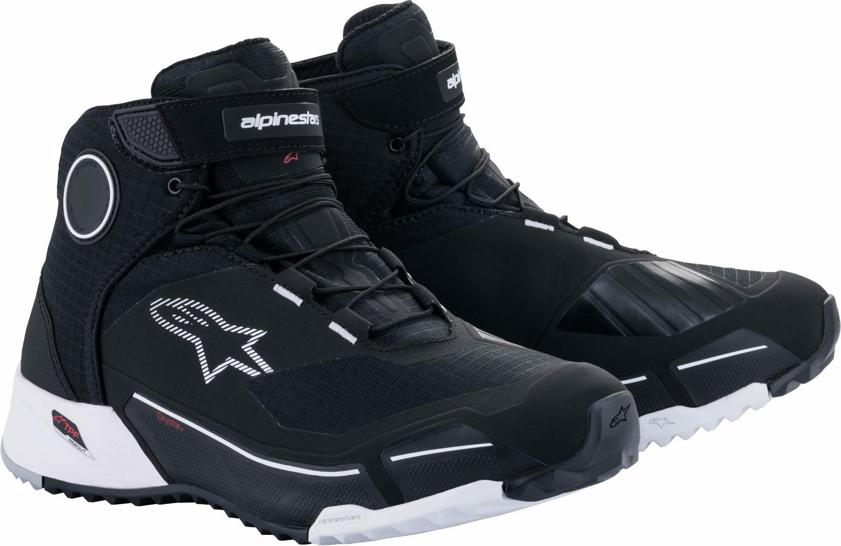 ALPINESTARS CR-X DRYSTAR RIDING SHOES BLACK/WHITE 黑白 休閒車靴 CRX