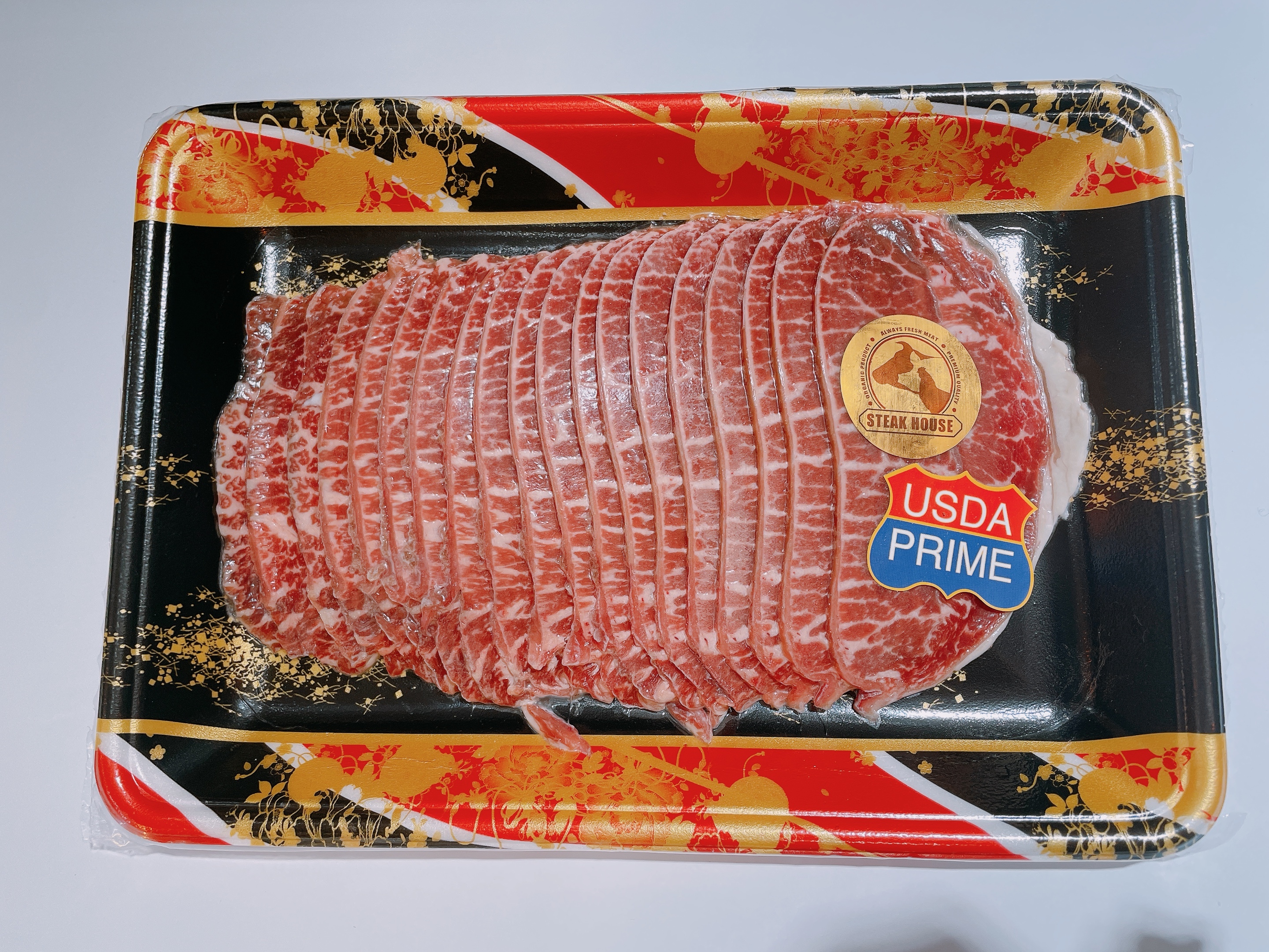 美國USDA Prime 頂級安格斯 牛板腱 火鍋片約200g