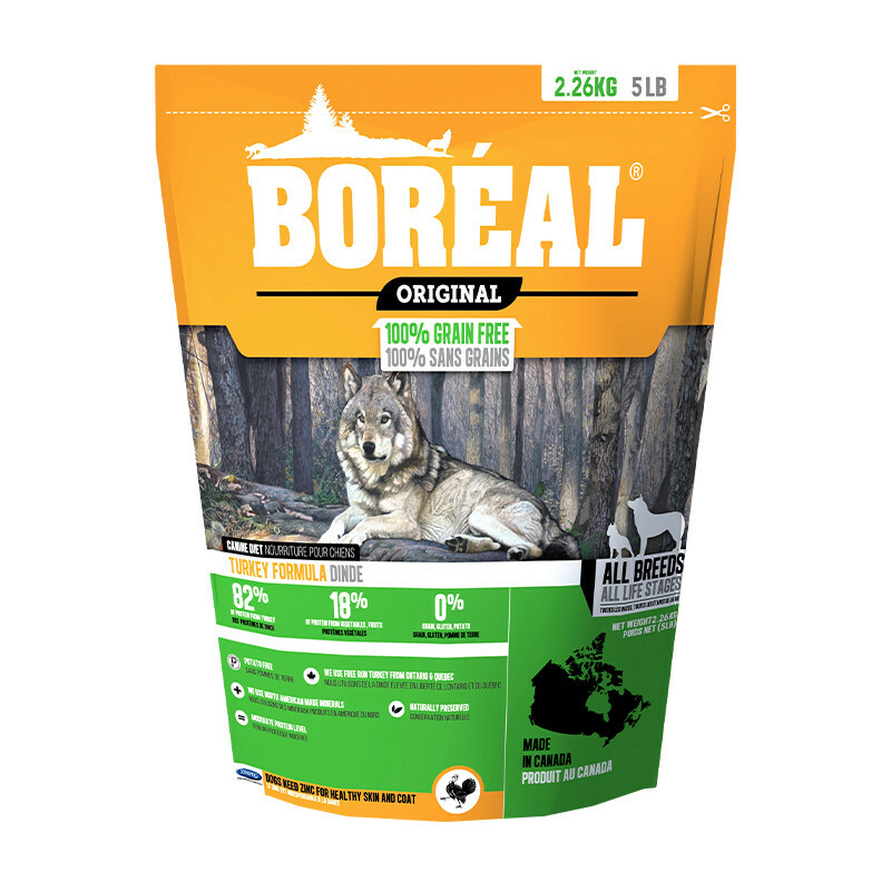 加拿大【BORÉAL波瑞歐】無穀沃野火雞全犬配方
