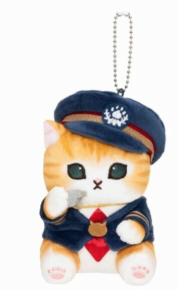 Mofusand 東京駅限定車長公仔吊飾