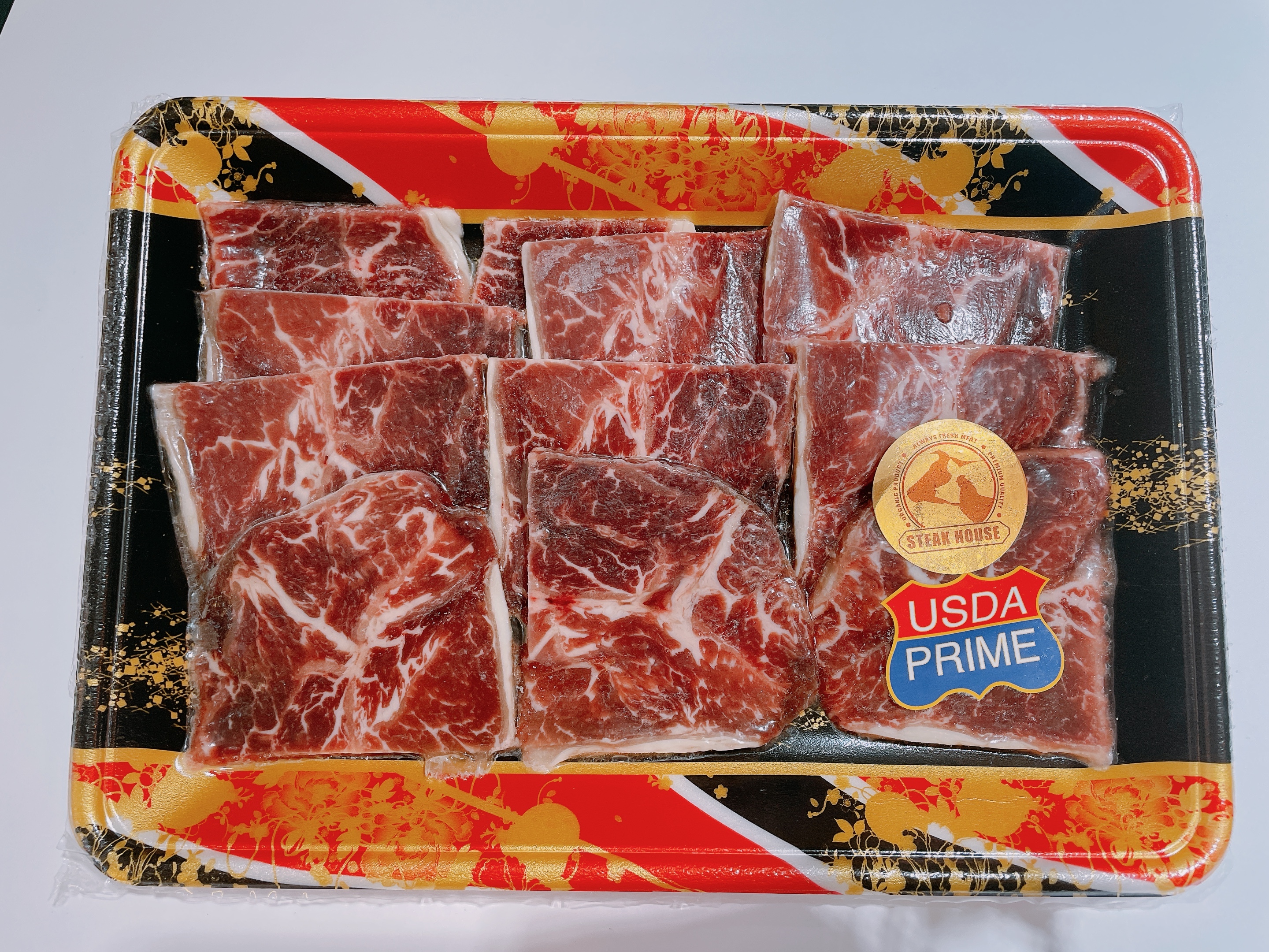 美國Prime 牛板腱 燒肉片 200g