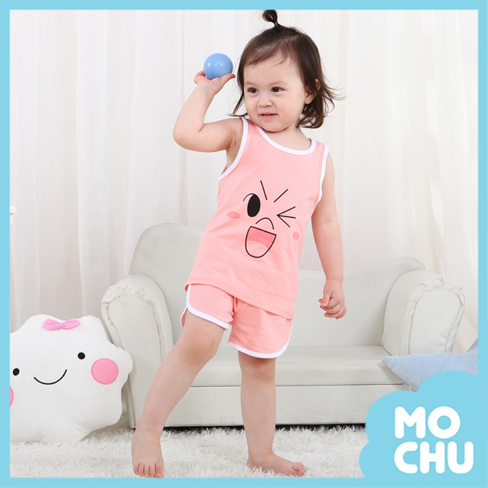 開心眨眼背心短褲套裝