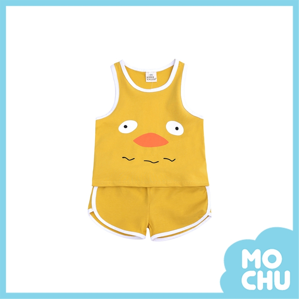 呆呆小鴨背心短褲套裝