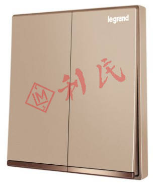 Legrand 羅格朗 Galion 16AX兩位雙控開關掣 (白色/香檳金/深沙銀/玫瑰金/碳素黑/櫻花粉)