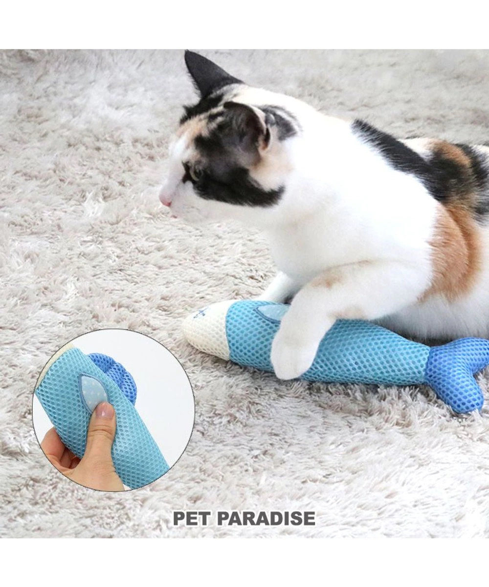 【Pet Paradise】Cat Toothpaste Toy - Mesh Fish
