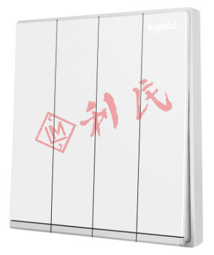 Legrand 羅格朗 Galion 16AX四位單控開關掣 (白色/香檳金/深沙銀/玫瑰金/碳素黑/櫻花粉)