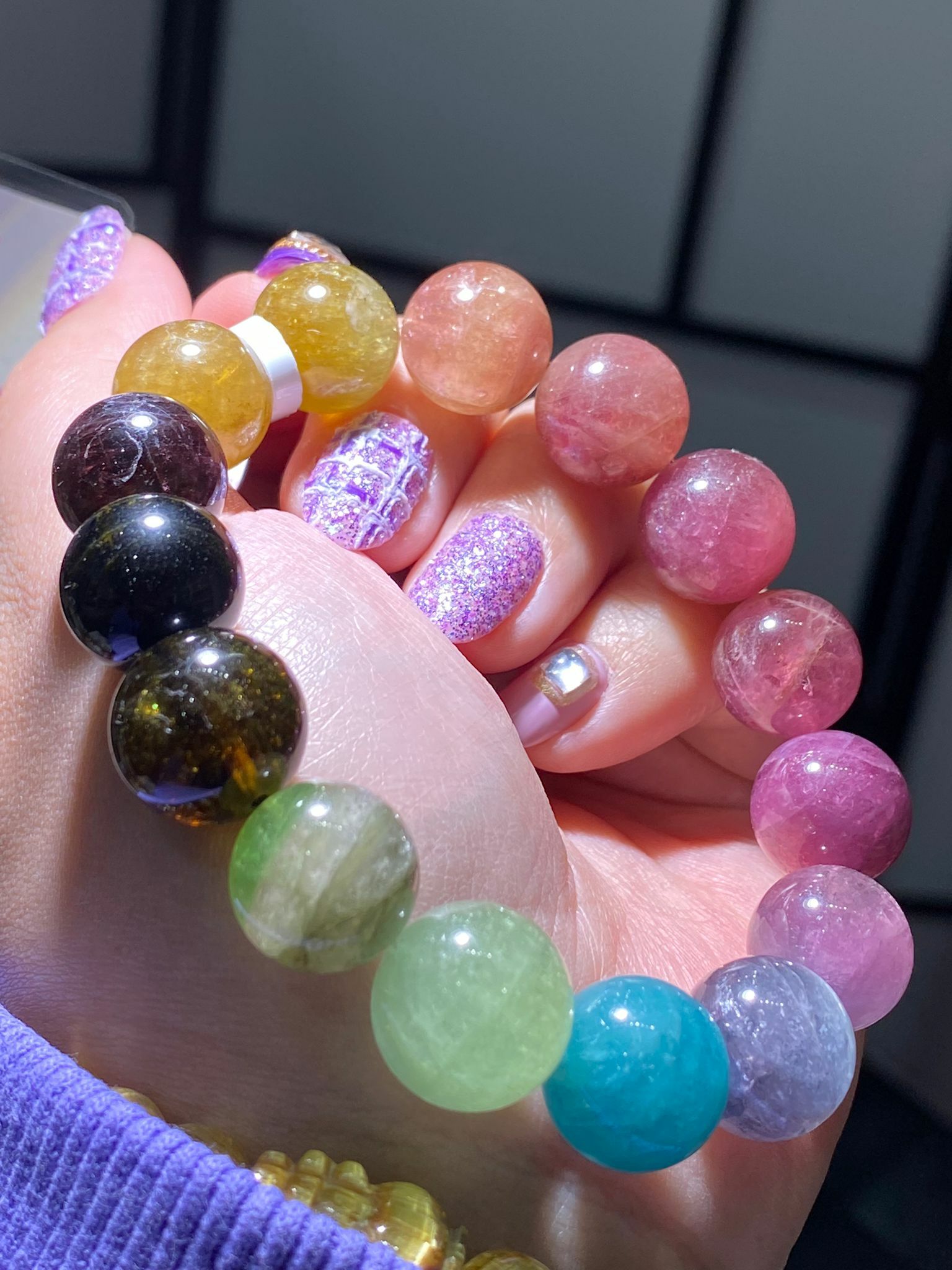 14+mm 大珠彩虹碧璽