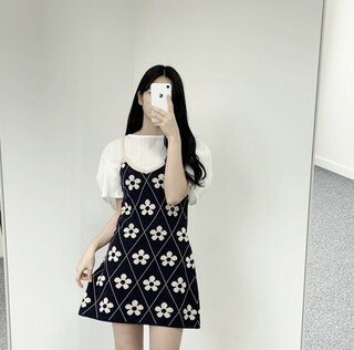 (現貨) 大花花連身裙