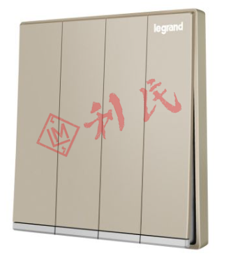 Legrand 羅格朗 Galion 16AX四位雙控開關掣 (白色/香檳金/深沙銀/玫瑰金/碳素黑/櫻花粉)