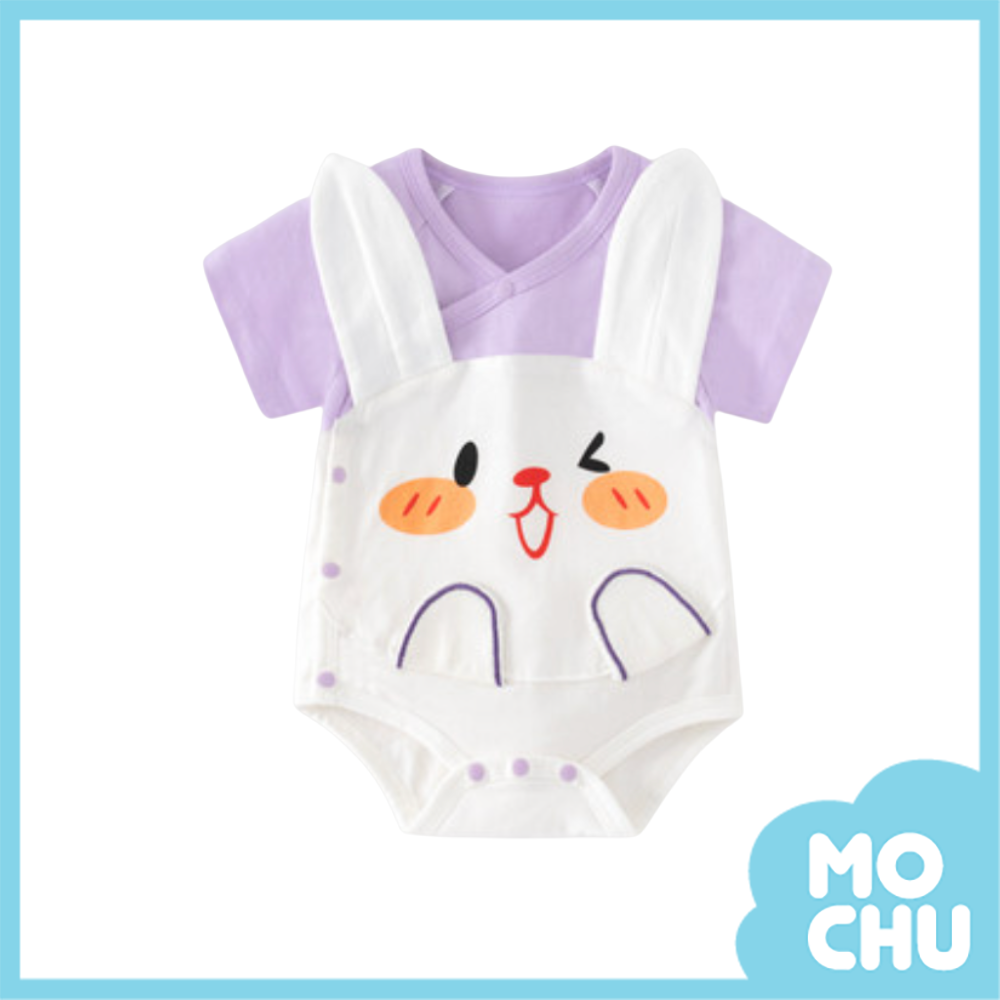 小萌兔短袖包屁衣(兩色)