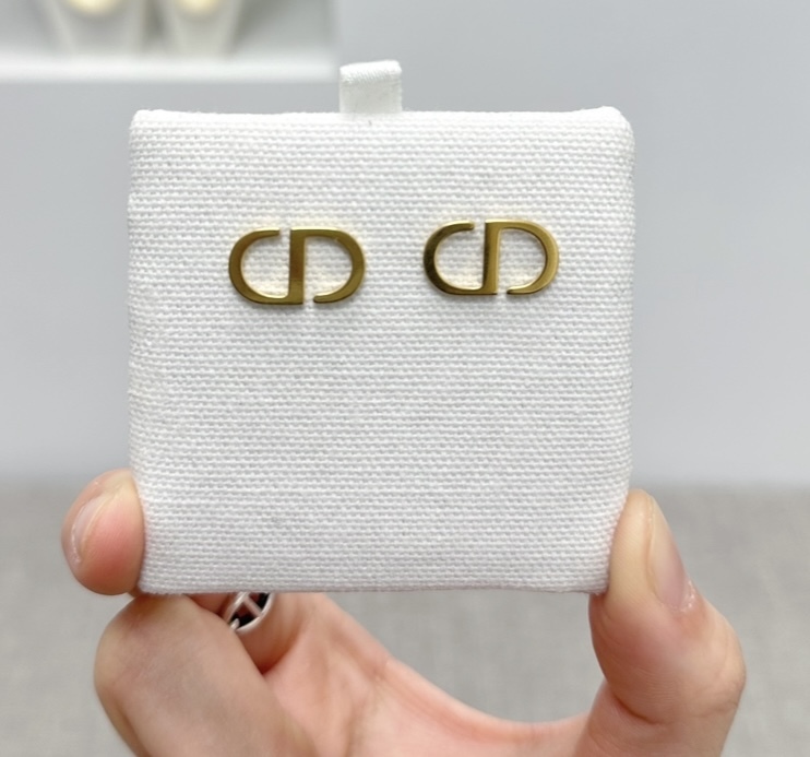 Dior Petit CD Stud Earrings