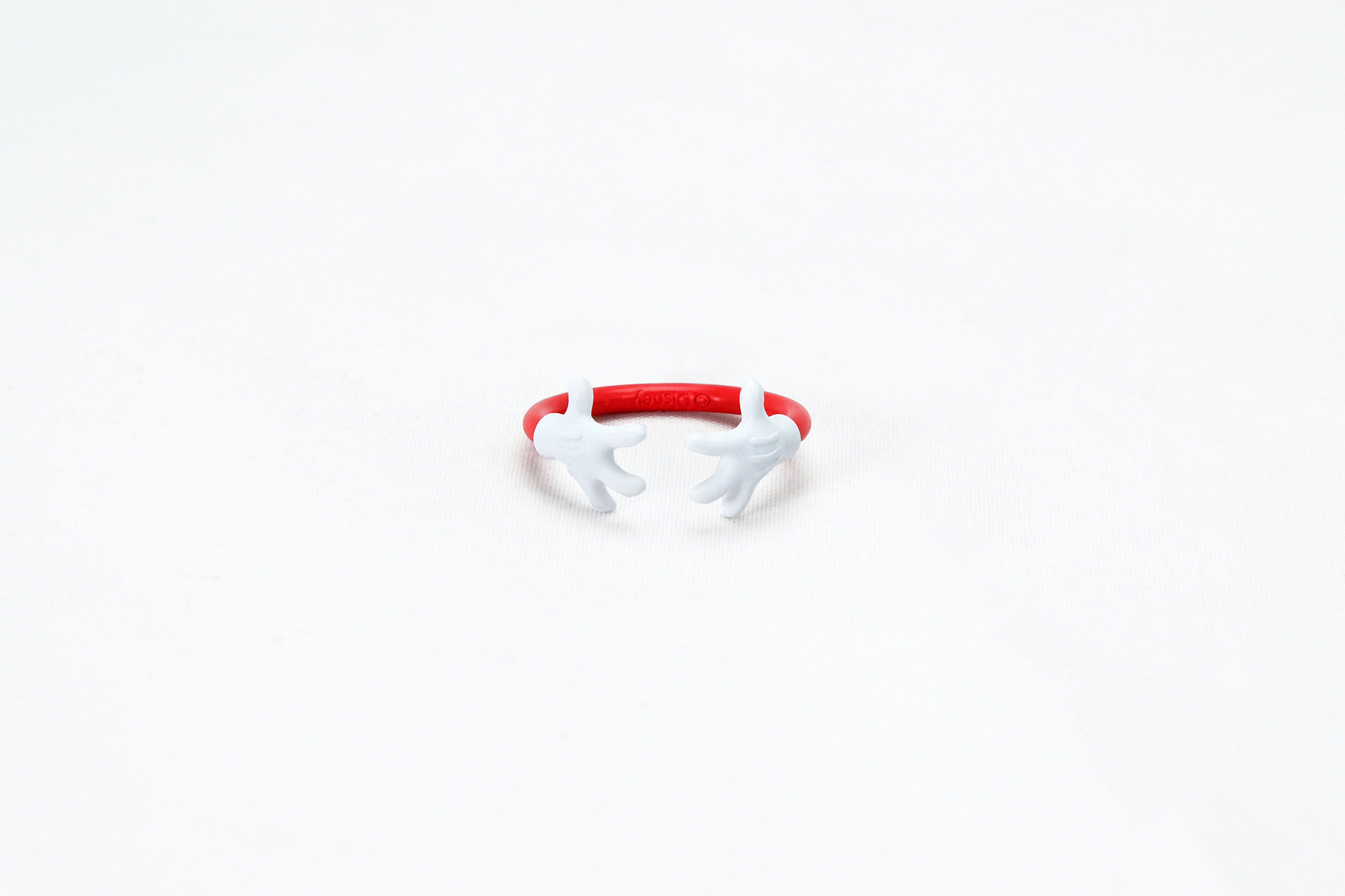 Mickey Hand Ring Red