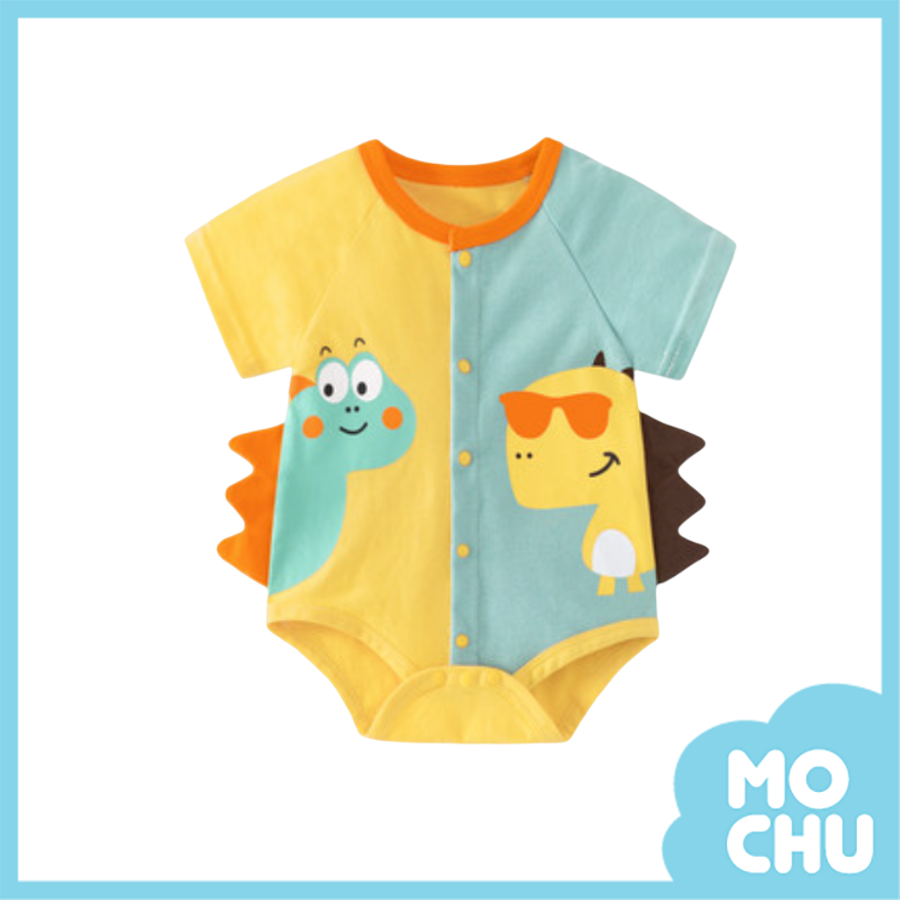 小双龍短袖包屁衣