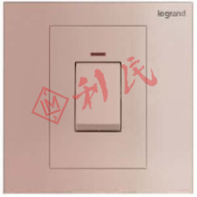 Legrand 羅格朗 Galion 45A單位雙極開關 (白色/香檳金/深沙銀/玫瑰金/碳素黑/櫻花粉)
