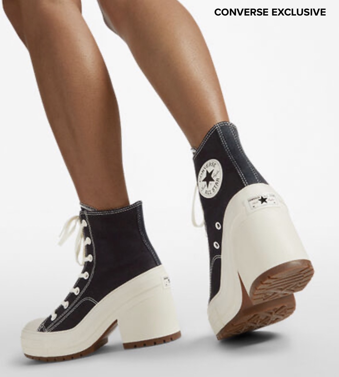 【Luxury】現貨 國外秒殺單品 CONVERSE CHUCK 70 1970s 高跟鞋 黑色 白色 恨天高 粗跟 女