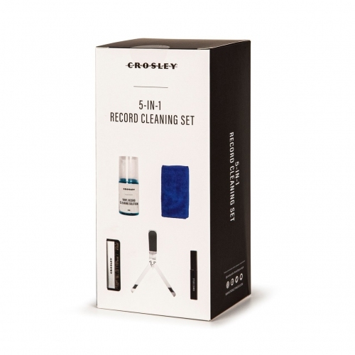 Crosley 5 In 1 Vinyl LP Record Cleaning Set
