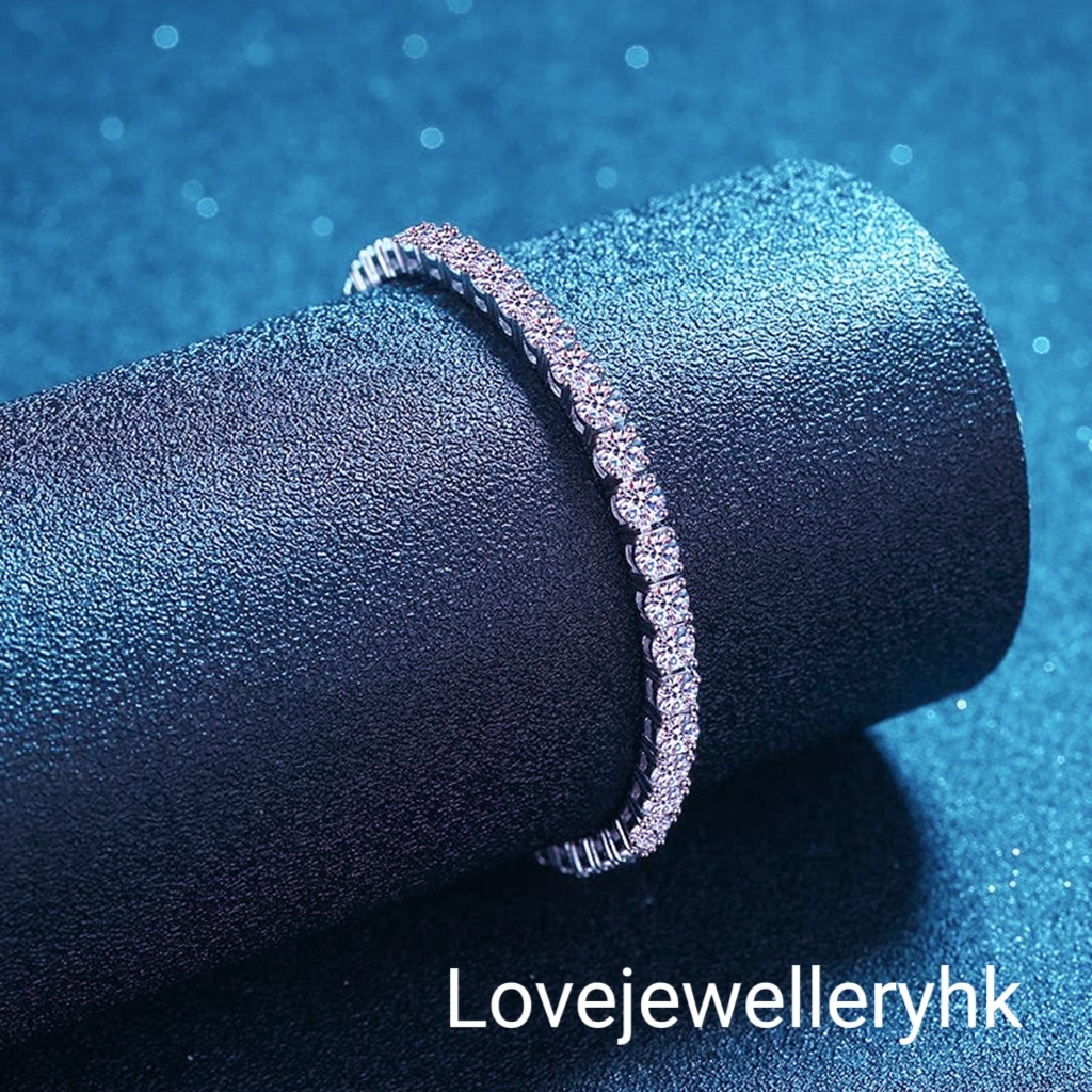 莫桑鑽網球鏈B5C011