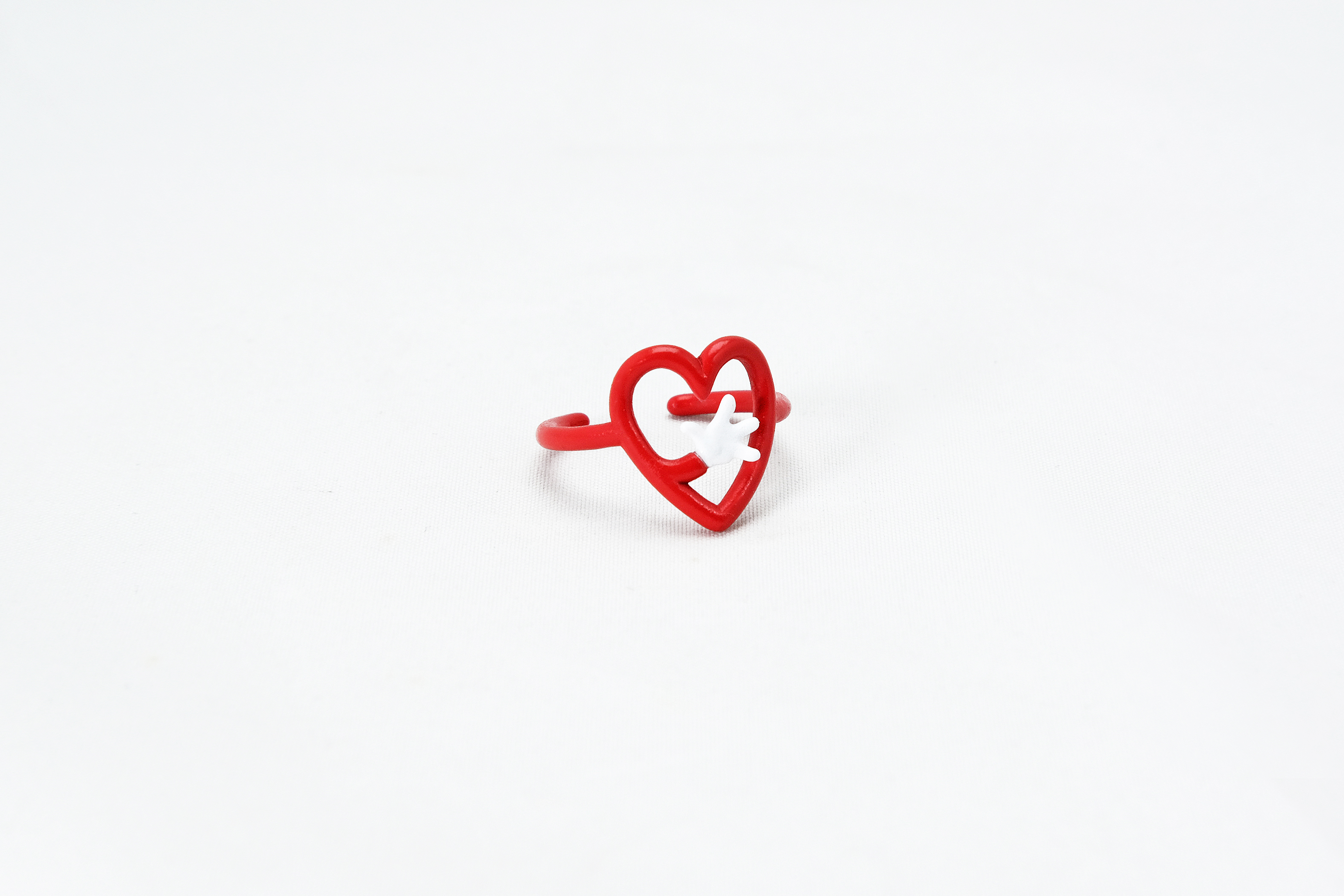 Mickey Hand with Heart Ring