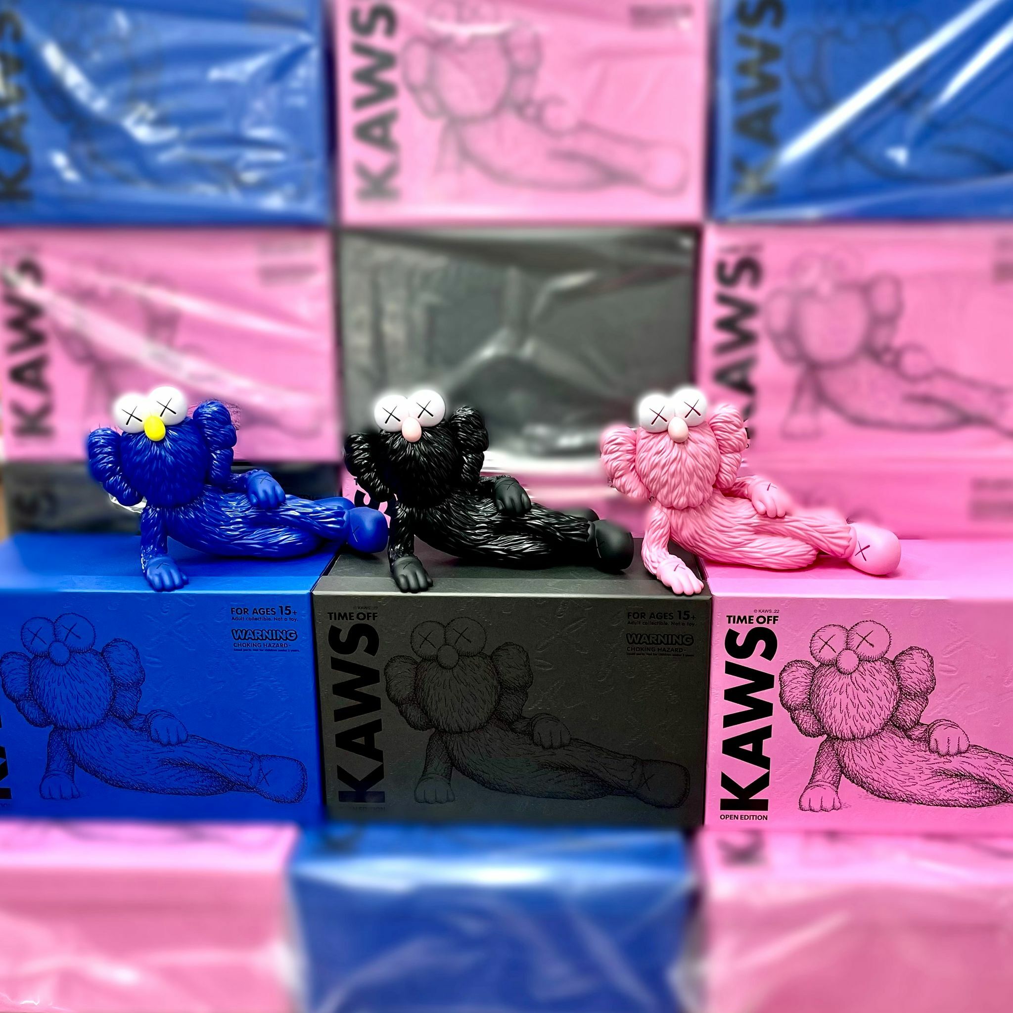 KAWS TIME OFF (Set of 3)