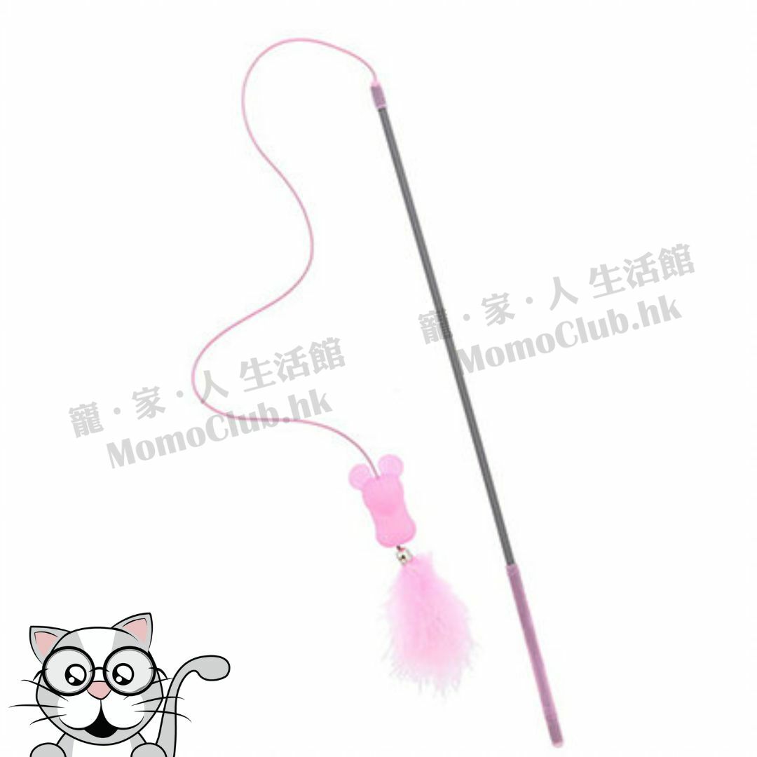 Petio - 健康系列逗貓棒 附老鼠仔 [貓用]