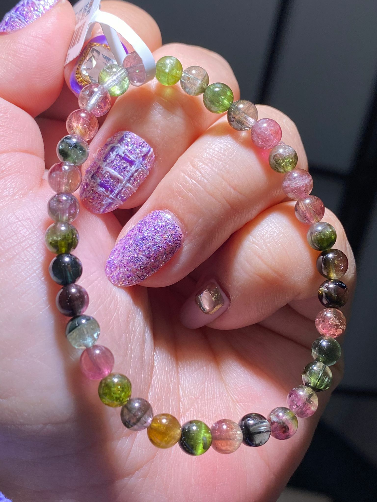 5.5-5.8mm高質透體深色西瓜碧璽(A)