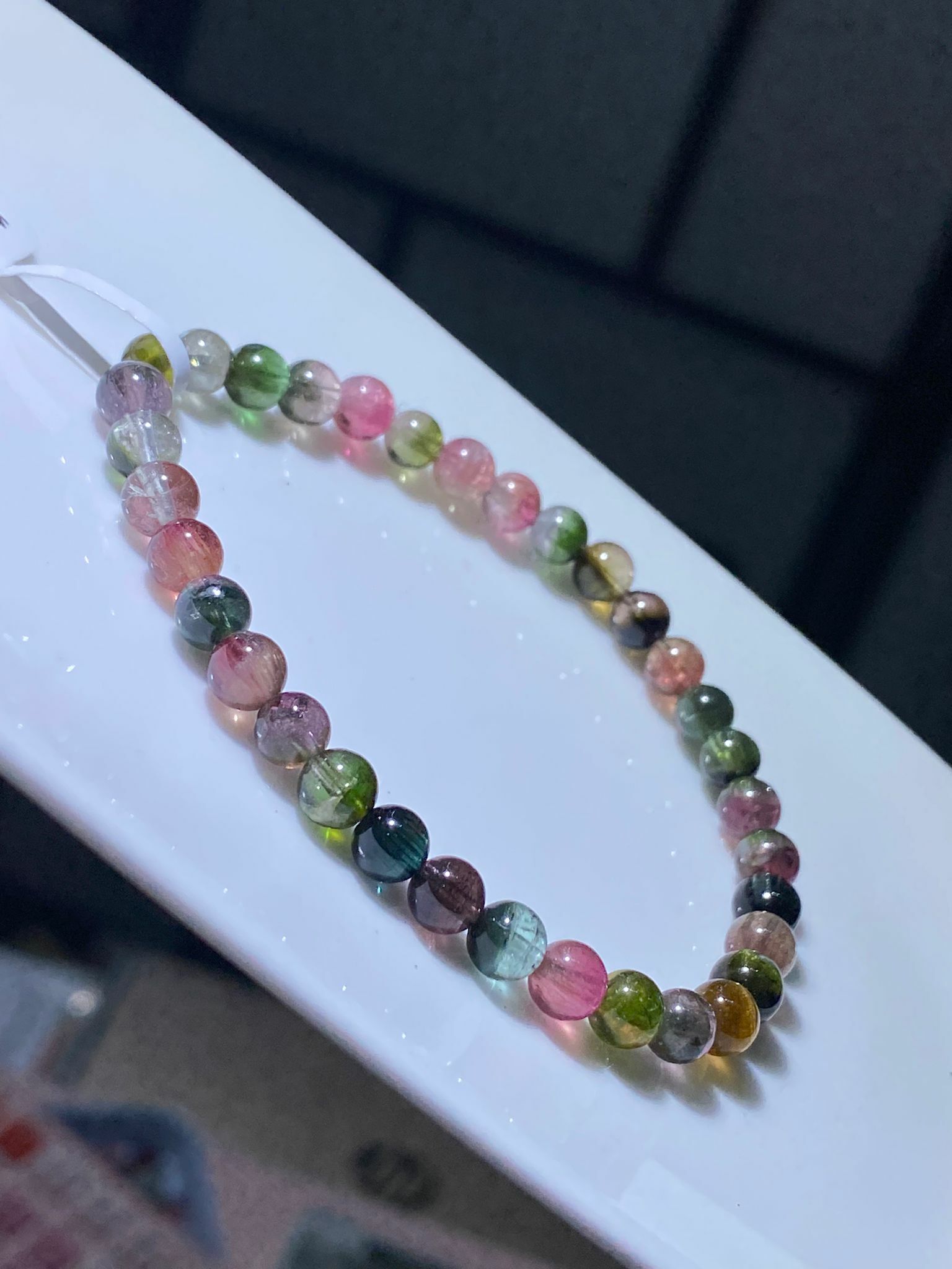 5.5-5.8mm高質透體深色西瓜碧璽(A)