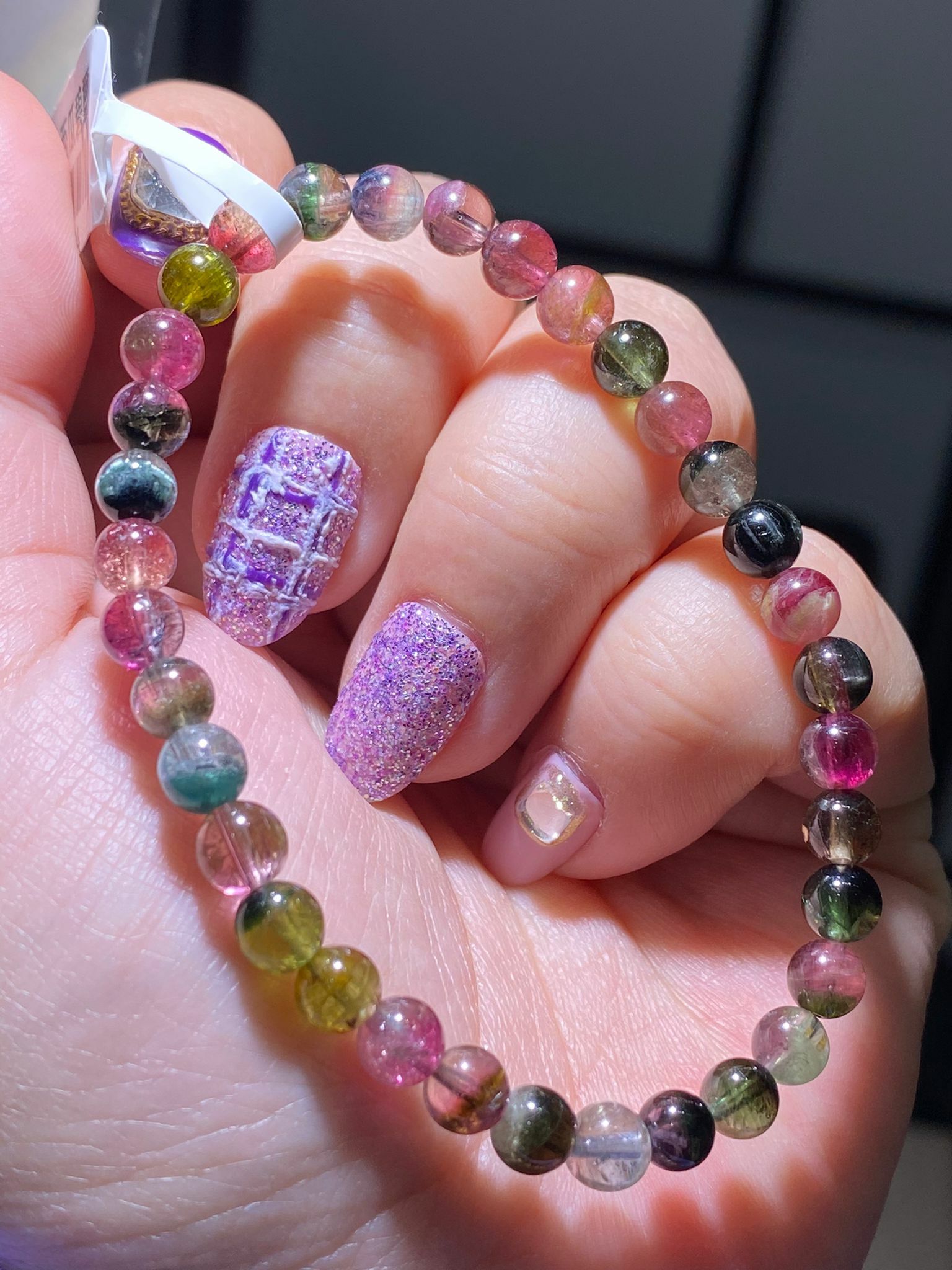 5.5-5.8mm高質透體深色西瓜碧璽(B)