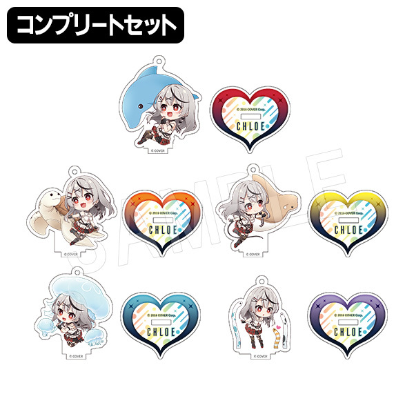 「官方代購」沙花叉とびしょ濡れ水族館 周邊 #2 迷利亞克力立牌