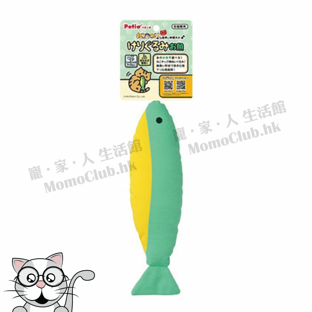 Petio - 柔軟玩具（含木天蓼）魚 [貓用]