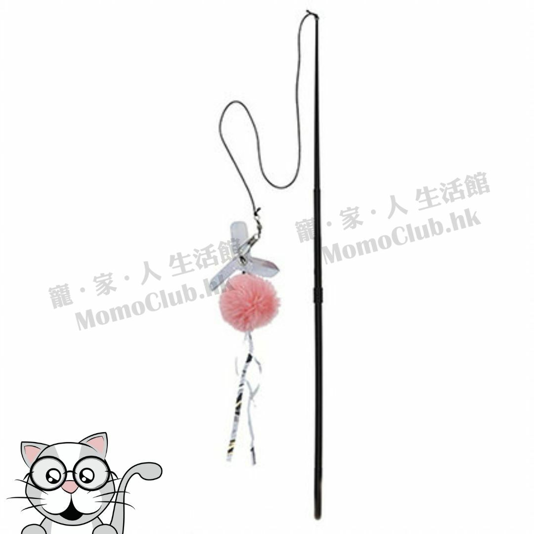 Petio - 飛旋逗貓棒 附毛球 [貓用]