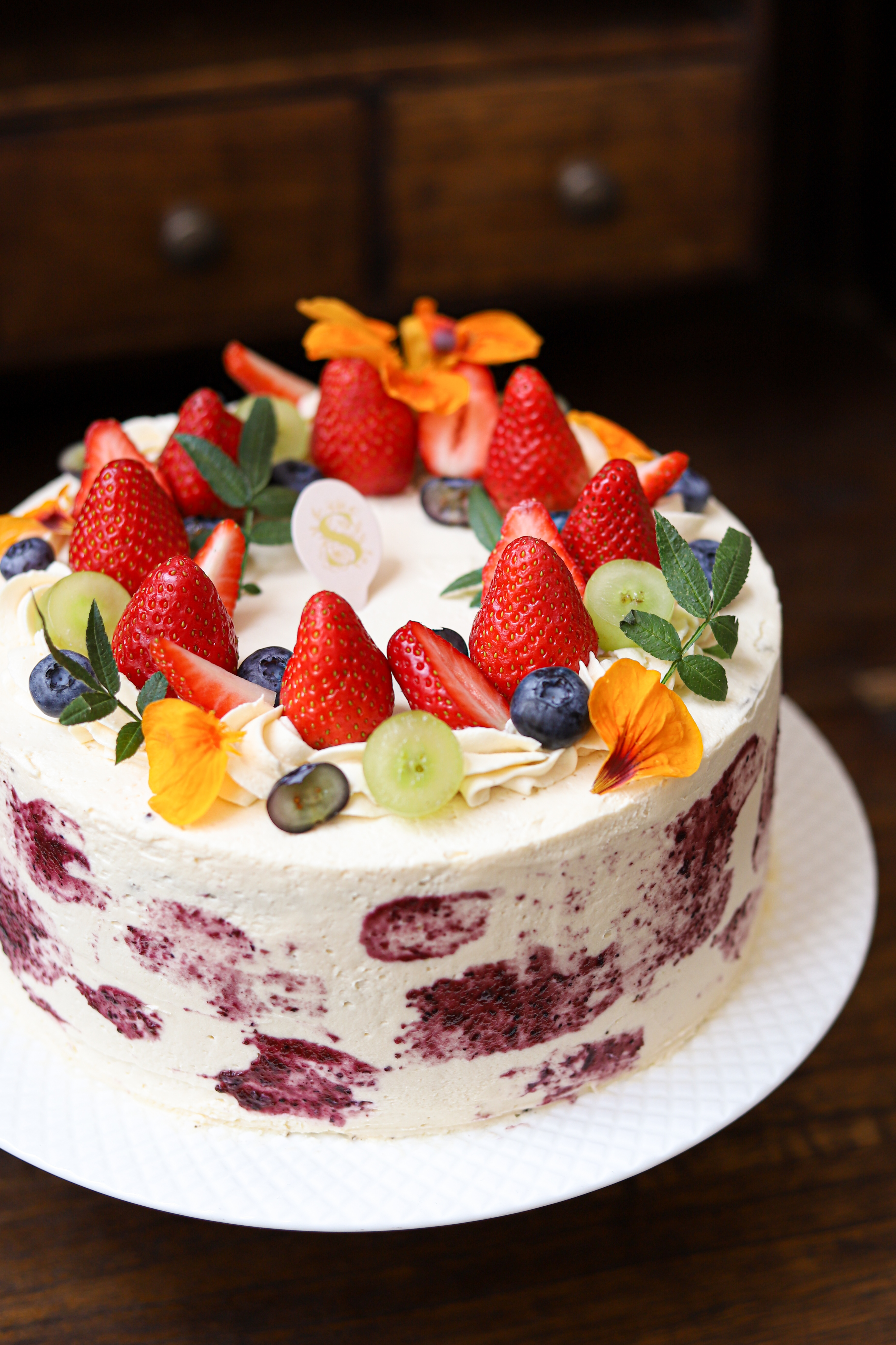 低醣莓果可可蛋糕