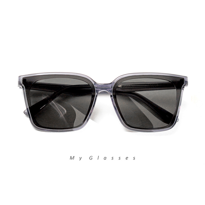 B180透灰板材大框墨鏡