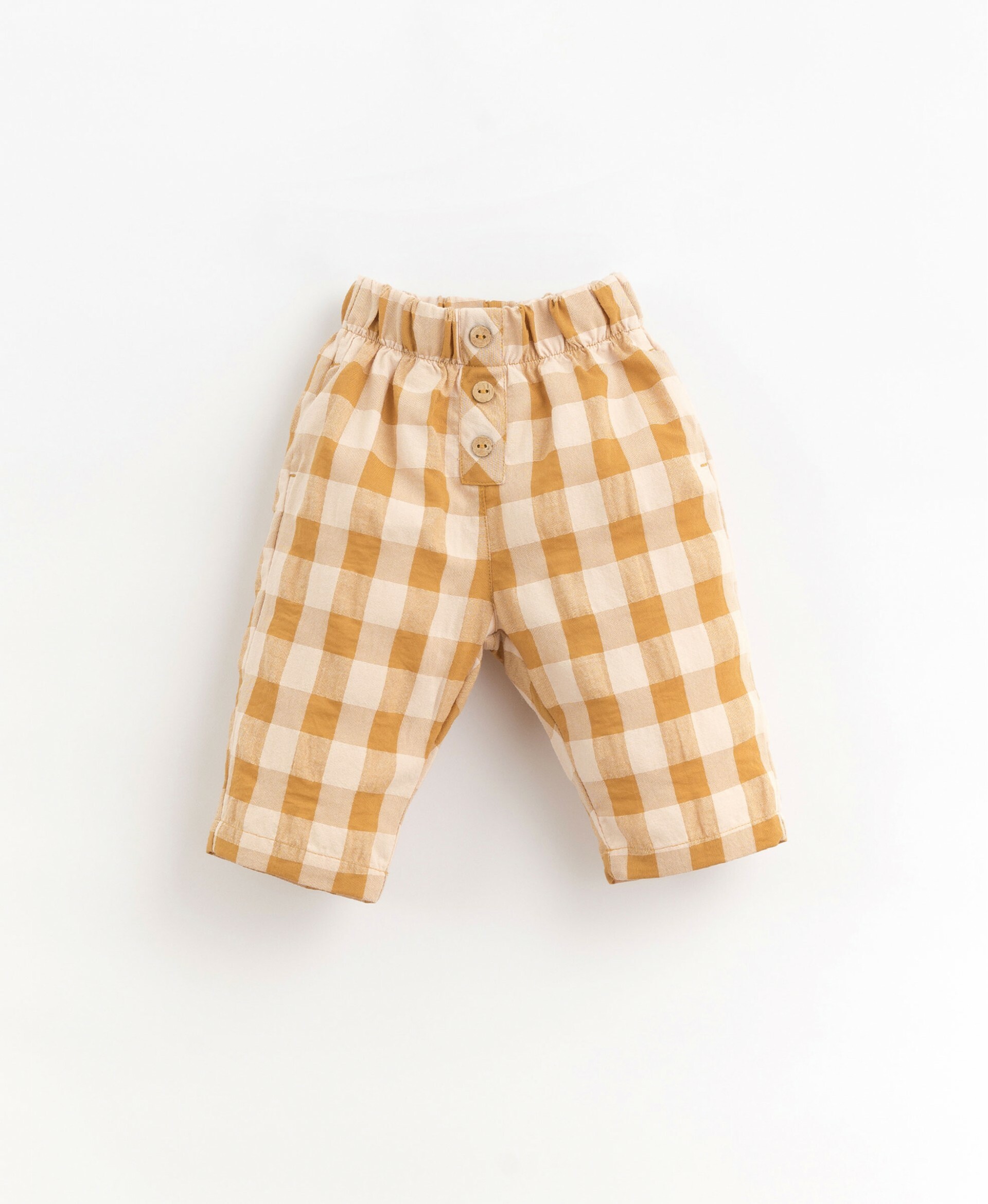 葡萄牙Play Up 維希格排釦長褲 - Lemongrass