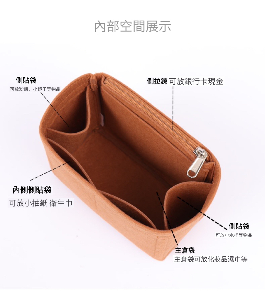 Hermes愛馬仕Kelly2424包中包內膽包毛氈袋中袋內襯收納整理