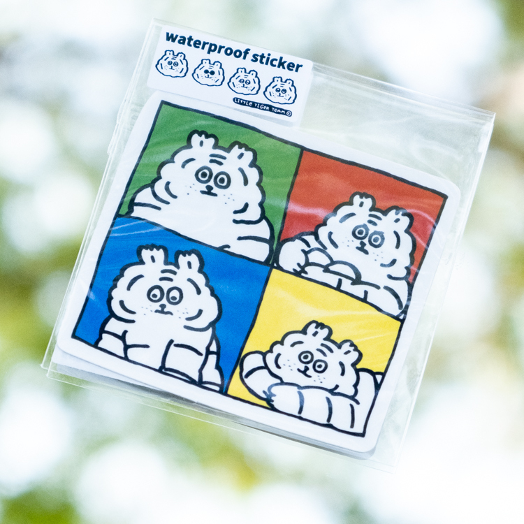 ericoco 小虎day｜防水貼紙｜小虎的喜怒哀樂