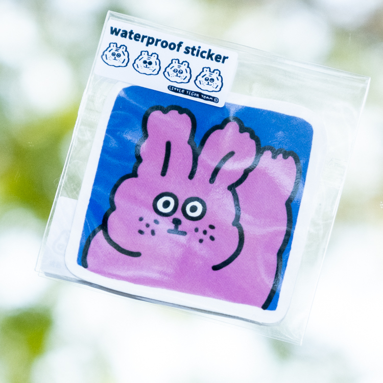 ericoco 小虎day｜防水貼紙｜兔兔says yo