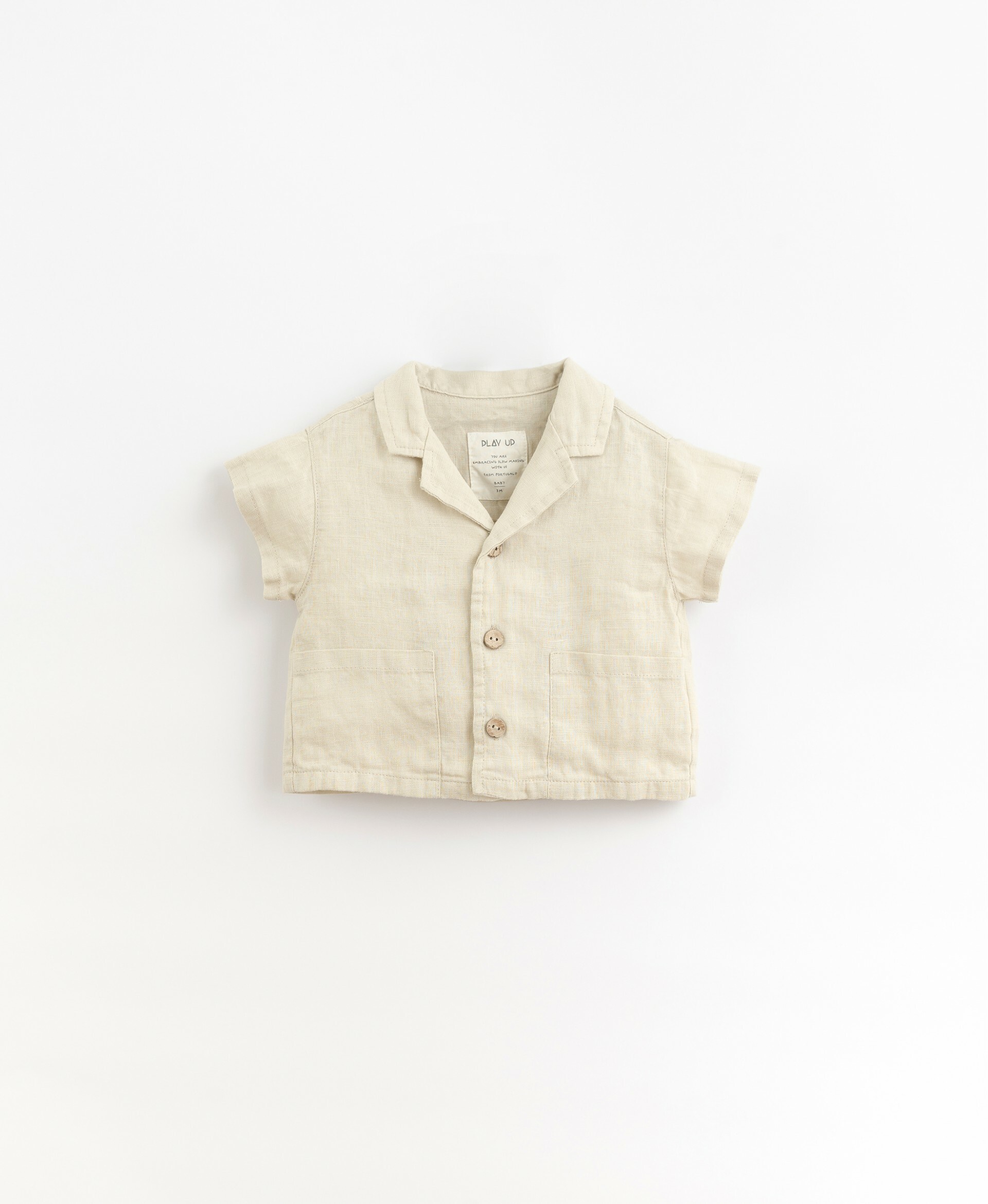 葡萄牙Play Up 亞麻古巴領襯衫上衣 - Luana