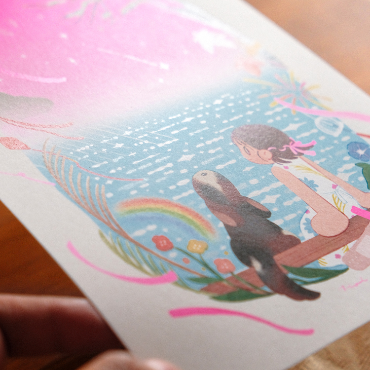 Hoi ホーイ｜絕版｜特殊色 A5 卡片｜名為愛的風景