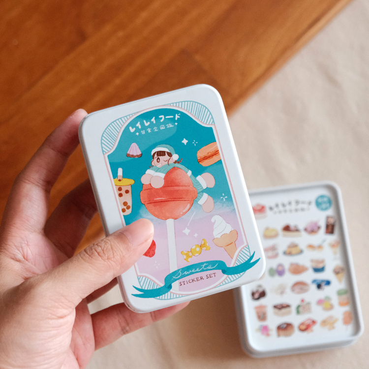 Hoi ホーイ｜絕版｜鐵盒貼紙組｜甘食全圖鑑 31入