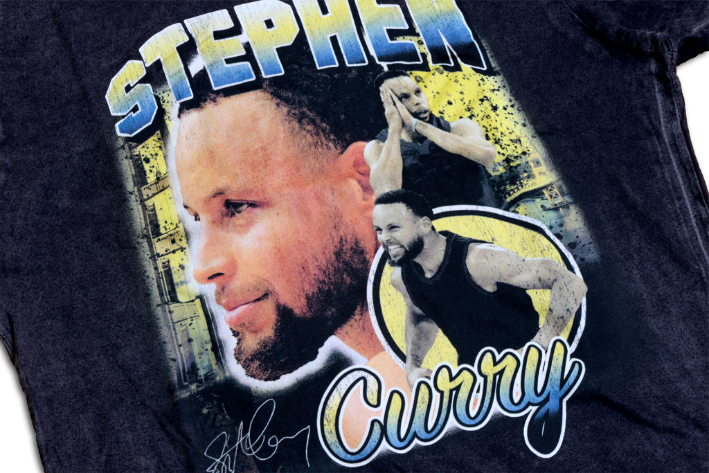 Mitchell & Ness Stephen Curry ASG Concert 仿舊復古 T-Shirt