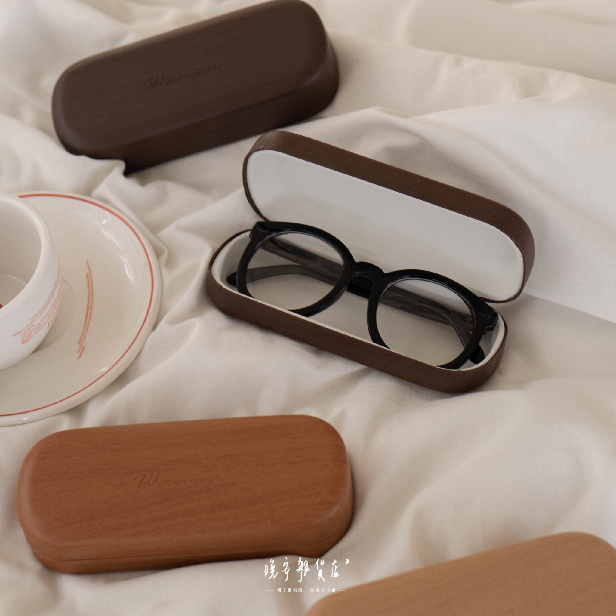 【晚安限定】木紋眼鏡盒 ☾