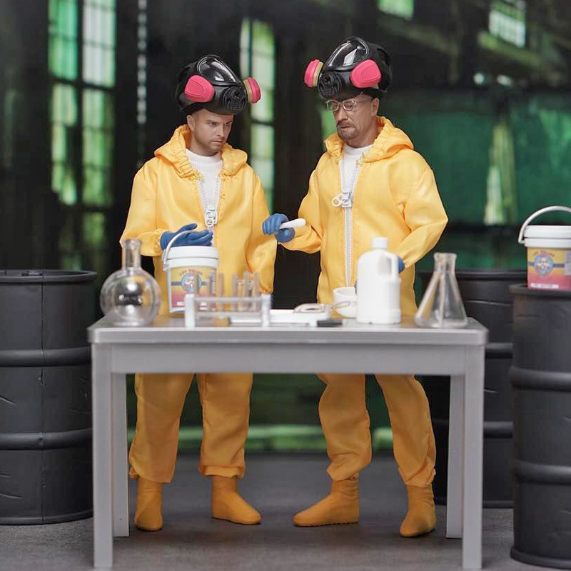 Manipple 1/12 Drug Dealer Hazmat Suit Combo (Two Pack Set)