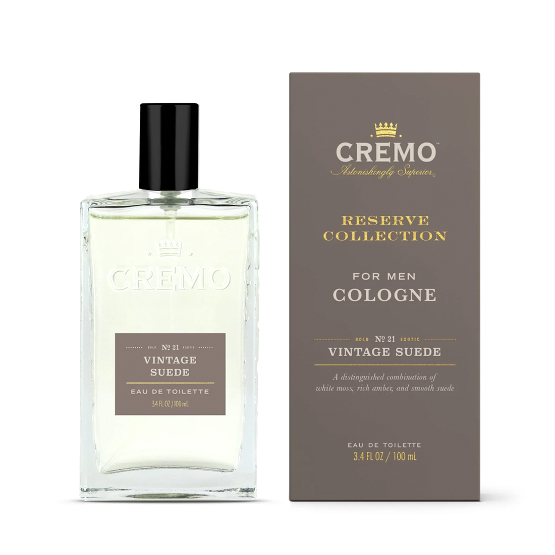 美國 Cremo - 皮革菸草 男性古龍香水