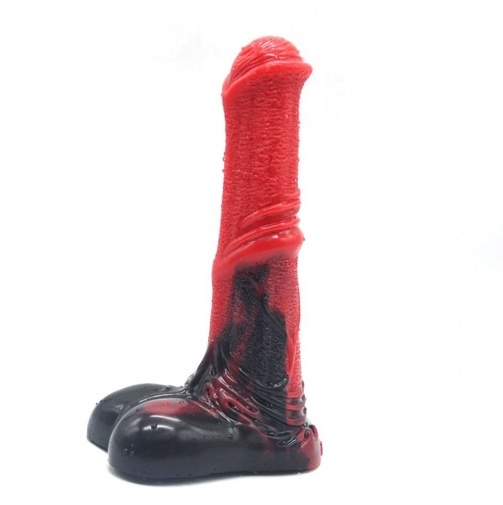 FAAK 仿馬假陽具 - 紅黑色