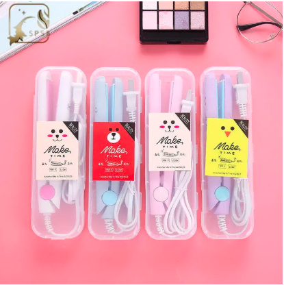 Monkey Home Mini Portable Hair Curl Straightener