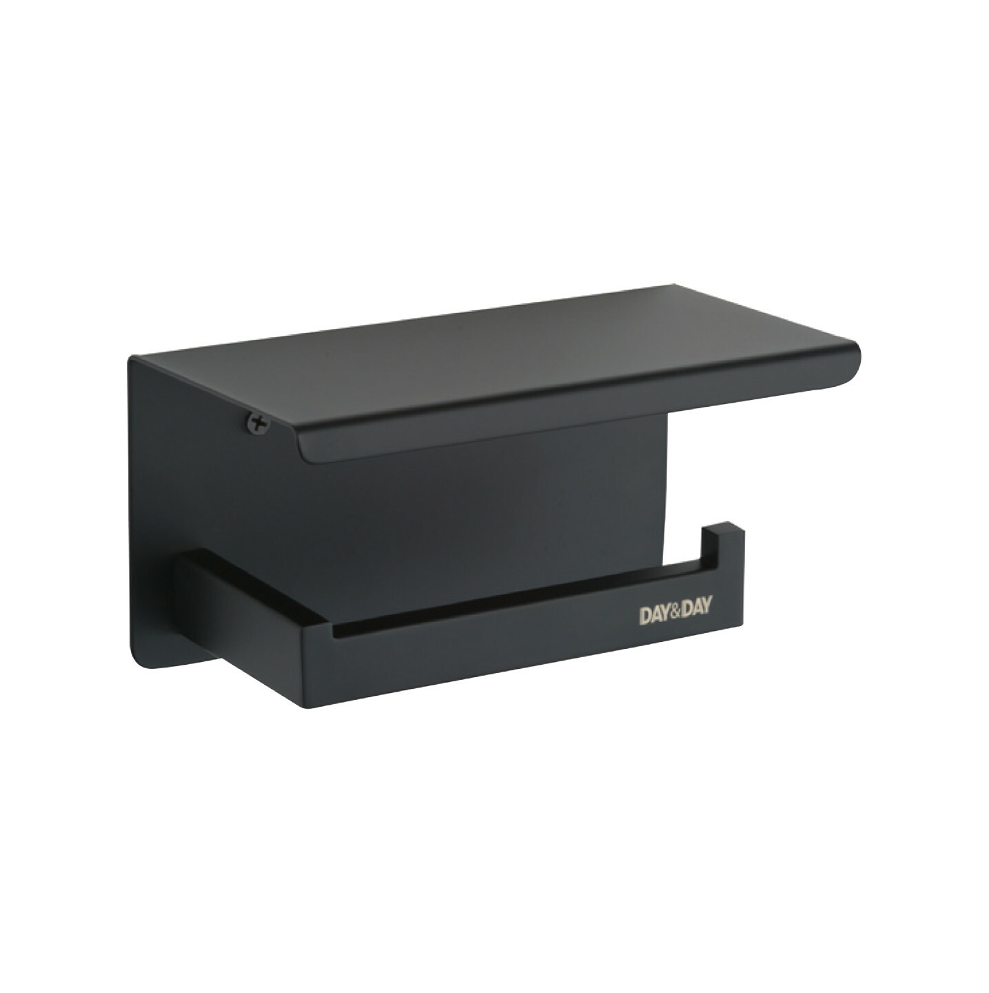 日日商 衛浴系列-手機及捲筒衛生紙架 C0039BK