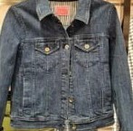 [S] KATE SPADE OUM00067 CLASSIC DENIM JACKET,INDIGO, OUM00067-429 [FINAL SALE] (SKS518)