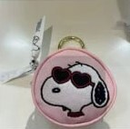 [S] LE.JUNEV SNOOPY COIN PURSE,PINK, SLJV131 (SLJV131)